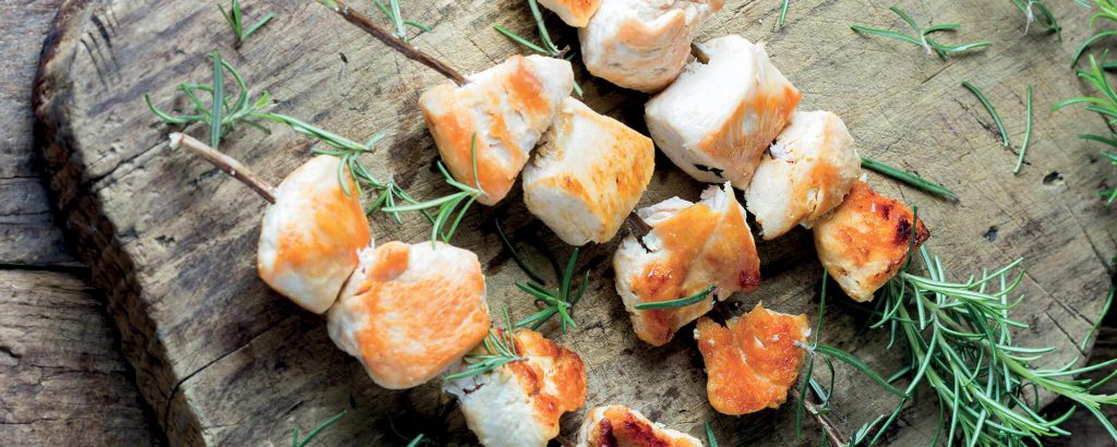 Brochette de poulet - Recettes dietplus