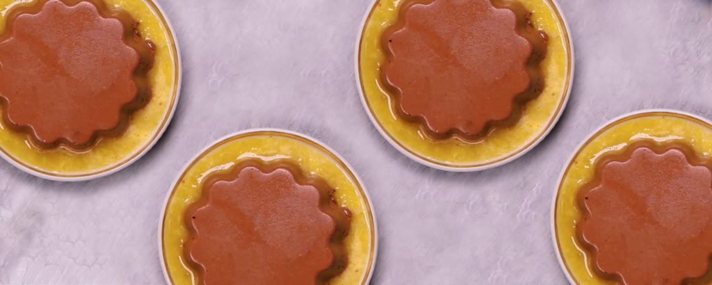 Panna cotta au chocolat et coulis d'orange - Recettes dietplus