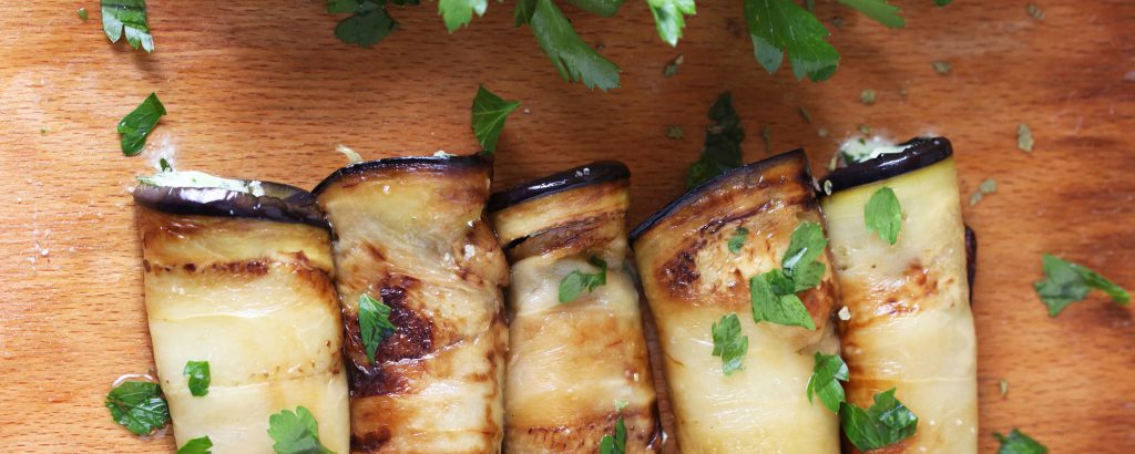 Roulades d'aubergines aux moules - Recettes dietplus