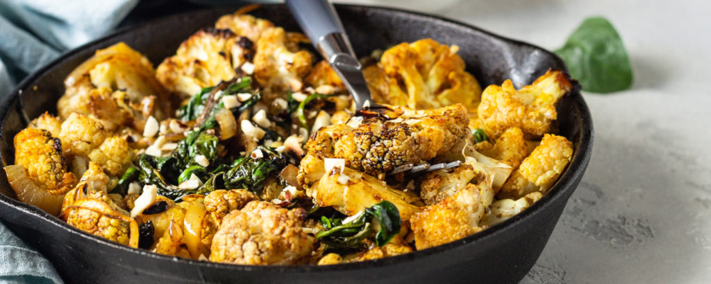 Curry de poulet aux chou-fleur et céleri-rave - Recettes dietplus