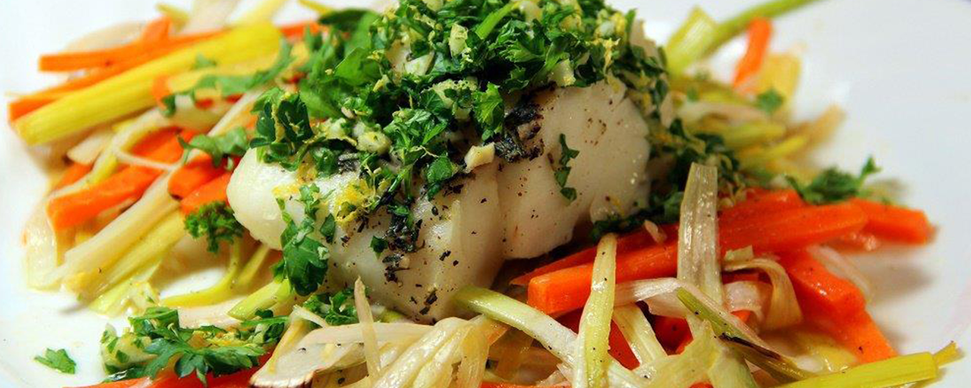 Cabillaud poché au lait de coco - dietplus