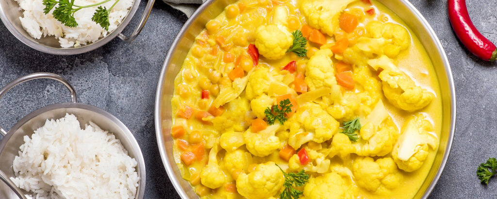 Curry Chou-fleur Coco - Recettes dietplus