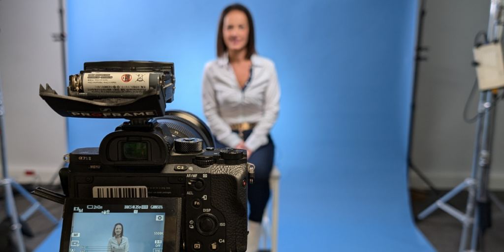 Une ambassadrice dietplus prend la pose lors du shooting.