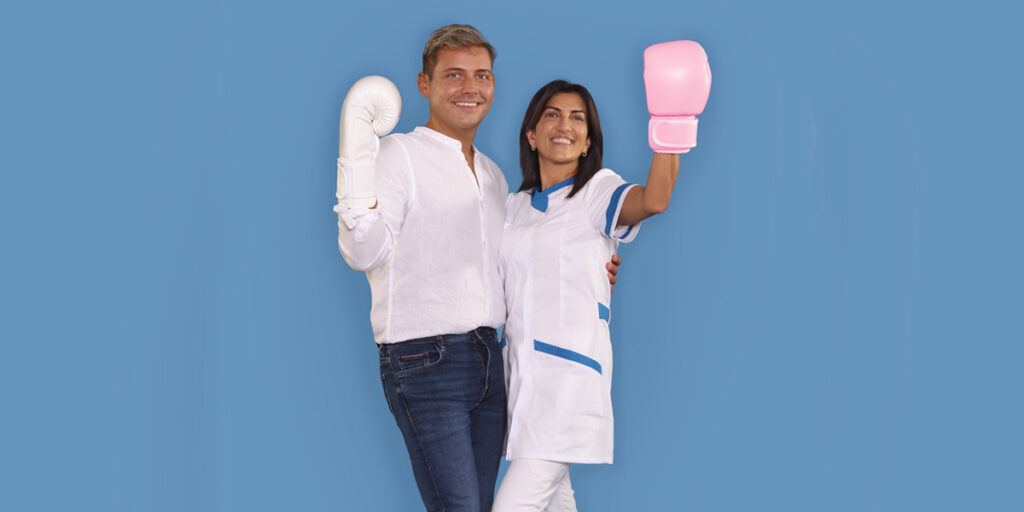 Maxime, ambassadeur dietplus, et sa coach Leyla Akoum